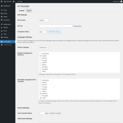 Page screenshot: AI Translate