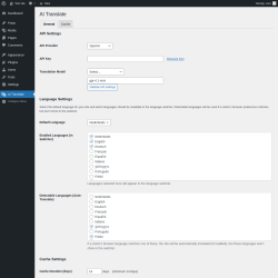 Page screenshot: AI Translate