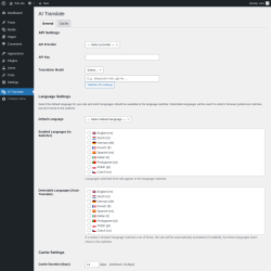 Page screenshot: AI Translate