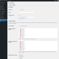 Page screenshot: AI Translate