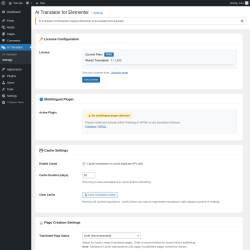 Page screenshot: AI Translator &rarr; Settings
