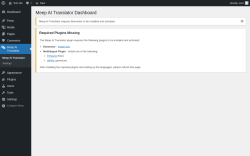 Page screenshot: Meep AI Translator
