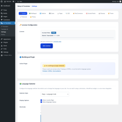 Page screenshot: AI Translator &rarr; Settings