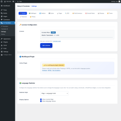 Page screenshot: AI Translator &rarr; Settings