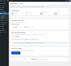 Page screenshot: AI Translator &rarr; Translate All