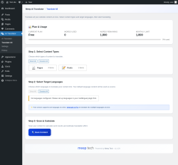 Page screenshot: AI Translator &rarr; Translate All