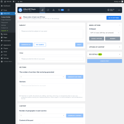 Page screenshot: AiBud WP