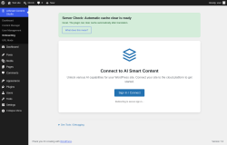 Page screenshot: Onboarding &lsaquo; Test site &mdash; WordPress