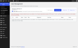 Page screenshot: AISmart Content Studio &rarr; User Management
