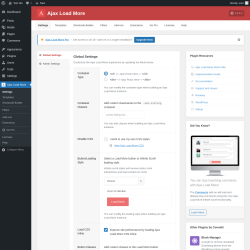 Page screenshot: Ajax Load More