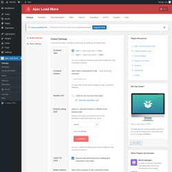 Page screenshot: Ajax Load More