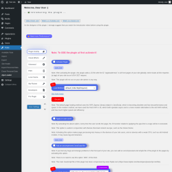 Page screenshot: wpjsloader &lsaquo; Test site &mdash; WordPress