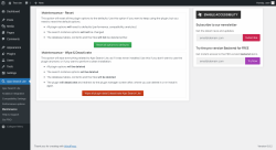 Page screenshot: Ajax Search Lite → Maintenance