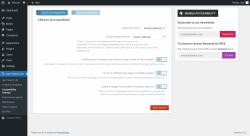 Page screenshot: Ajax Search Lite &rarr; Compatibility Settings