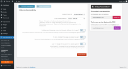 Page screenshot: Ajax Search Lite &rarr; Compatibility Settings