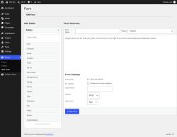Page screenshot: Forms &rarr; New Form