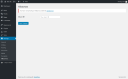 Page screenshot: Settings &rarr; Albacross