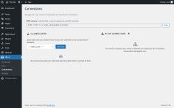 Page screenshot: Albert &rarr; Connections