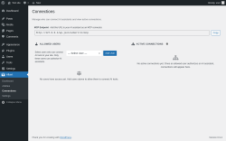 Page screenshot: Albert &rarr; Connections