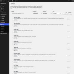 Page screenshot: Albert &rarr; Abilities