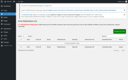 Page screenshot: Form Submissions