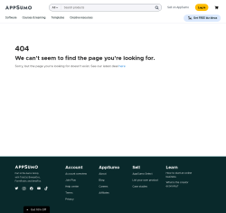 Page screenshot: All in one Favicon &rarr;  AppSumo