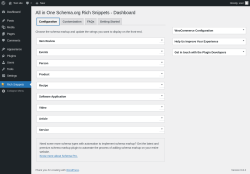 Page screenshot: Rich Snippets → Configuration