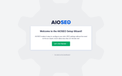 Page screenshot: AIOSEO › Onboarding Wizard