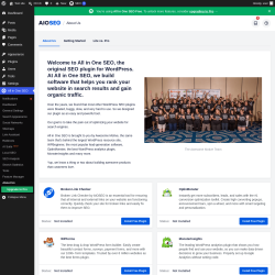 Page screenshot: All in One SEO &rarr; About Us