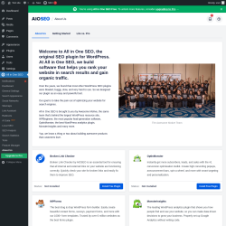 Page screenshot: All in One SEO &rarr; About Us