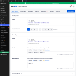 Page screenshot: Users &rarr; Author SEO