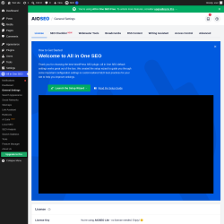 Page screenshot: All in One SEO &rarr; General Settings