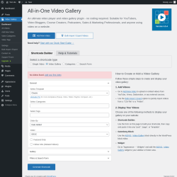 Page screenshot: Video Gallery