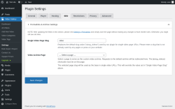 Page screenshot: Video Gallery → Settings → SEO