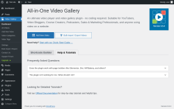 Page screenshot: Video Gallery → Help & Tutorials