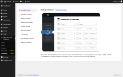 Page screenshot: All-in-One WP Migration &rarr; SchedulesPremium

