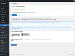 Page screenshot: WP Security &rarr; Brute Force &rarr; Honeypot