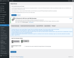 Page screenshot: WP Security &rarr; Brute Force &rarr; Honeypot