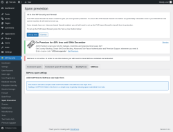 Page screenshot: WP Security &rarr; Spam Prevention &rarr; bbPress