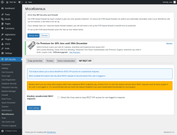 Page screenshot: WP Security &rarr; Miscellaneous &rarr; WP REST API