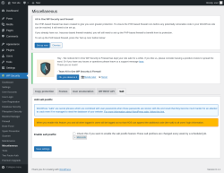 Page screenshot: WP Security &rarr; Miscellaneous &rarr; Salt