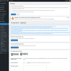 Page screenshot: WP Security &rarr; Scanner