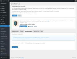 Page screenshot: WP Security &rarr; Miscellaneous &rarr; User enumeration