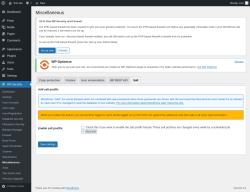 Page screenshot: WP Security &rarr; Miscellaneous &rarr; Salt