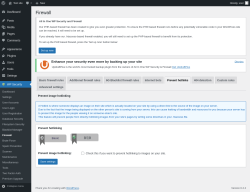 Page screenshot: WP Security &rarr; Firewall &rarr; Prevent hotlinks