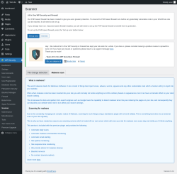 Page screenshot: WP Security &rarr; Scanner &rarr; Malware scan