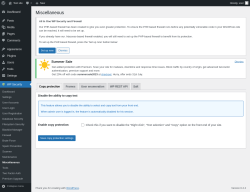 Page screenshot: WP Security &rarr; Miscellaneous