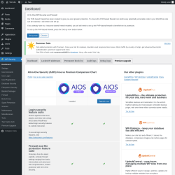 Page screenshot: WP Security &rarr; Premium Upgrade