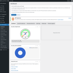 Page screenshot: WP Security