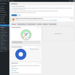 Page screenshot: WP Security &rarr; Premium Upgrade &rarr; Dashboard